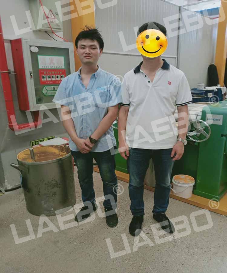 江蘇客戶(hù)（色漿）LSG260設(shè)備調(diào)試完成