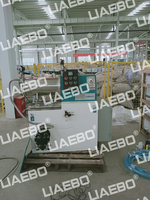 江蘇客戶(hù)（色漿）LPSM-20L砂磨機(jī)